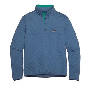 Patagonia 40th year anniversary diamond quilted Snap-T pullover sweater jacket